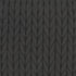 Charcoal Chunky Braid Throw Pillow